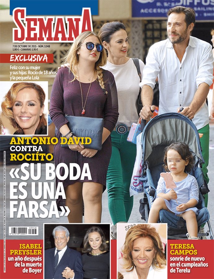 Antonio David en la portada de la revista Semana