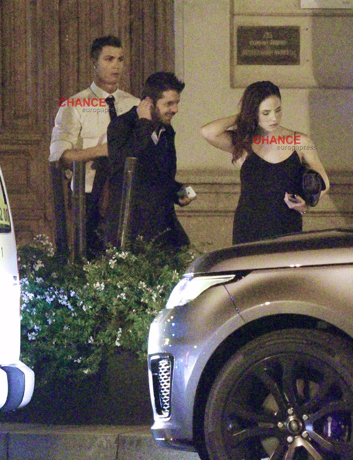 Cristiano Ronaldo con Claudia Sánchez