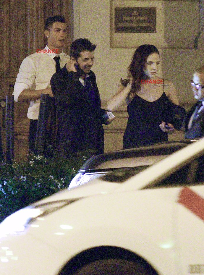 Cristiano Ronaldo con Claudia Sánchez