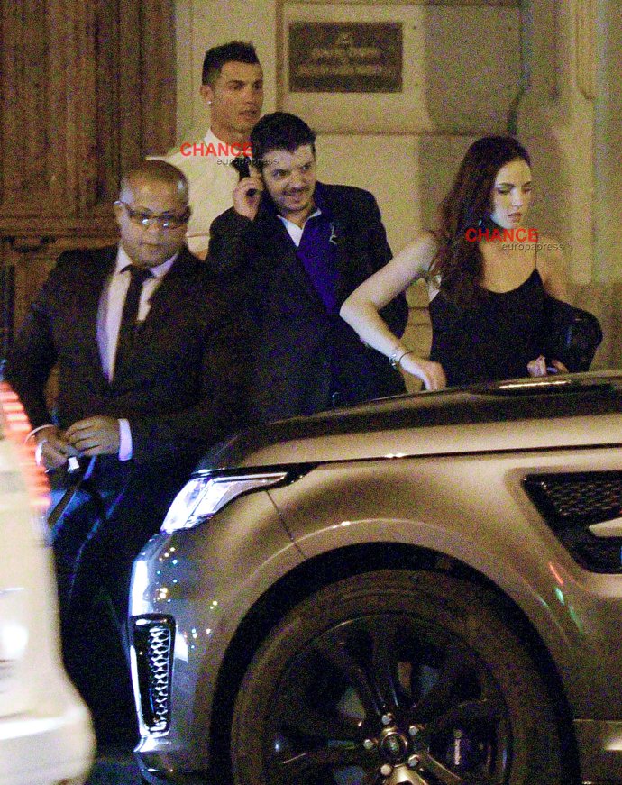 Cristiano Ronaldo con Claudia Sánchez