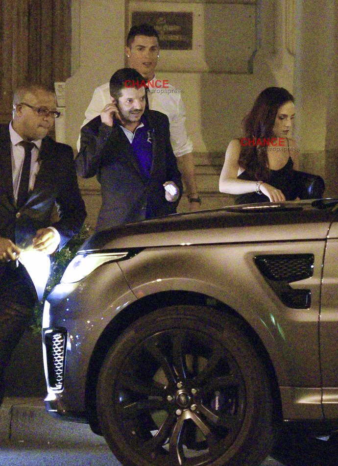 Cristiano Ronaldo con Claudia Sánchez