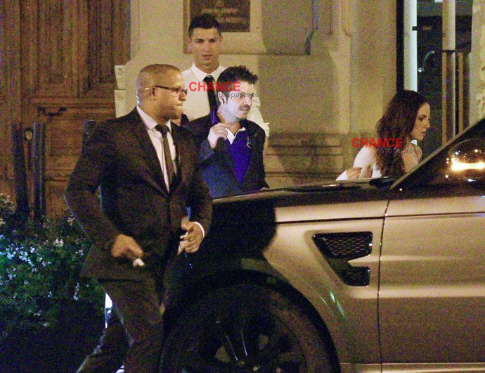 Cristiano Ronaldo con Claudia Sánchez