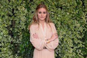 Olivia Palermo vestida con el modelo Franky, en la presentación de Mango colección Primavera-Verano en Moscú