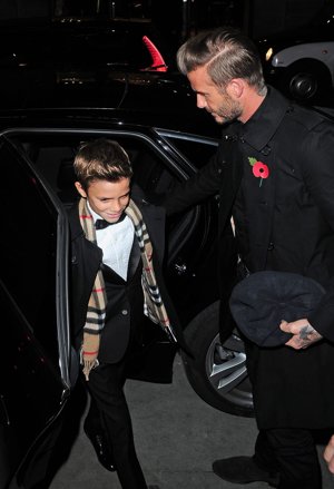 Romeo Beckham es a sus 12 años la imagen de Burberry