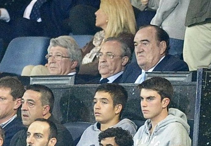 Florentino Pérez junto a Fernando Fernandez Tápias