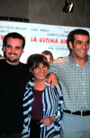 Ana Diosdado con Luis Merlo