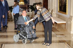 La Reina Letizia en la reunión del Patronato sobre Discapacidad