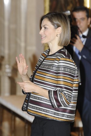 La Reina Letizia en la reunión del Patronato sobre Discapacidad