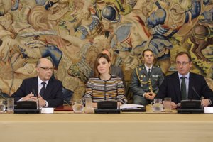 La Reina Letizia en la reunión del Patronato sobre Discapacidad