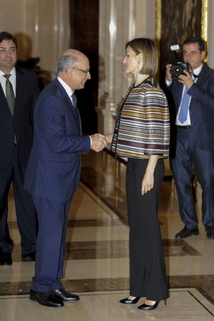 La Reina Letizia en la reunión del Patronato sobre Discapacidad