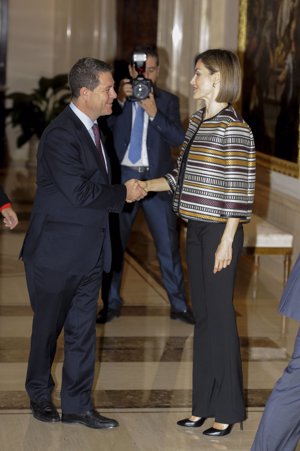 La Reina Letizia en la reunión del Patronato sobre Discapacidad