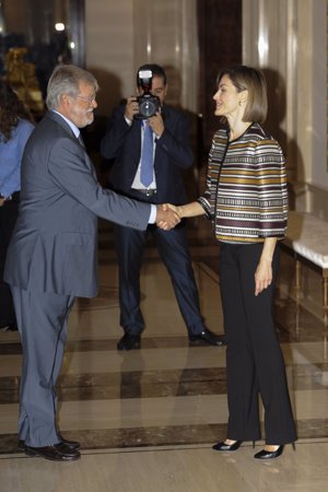 La Reina Letizia en la reunión del Patronato sobre Discapacidad