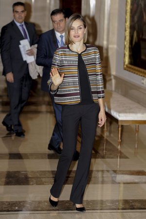 La Reina Letizia en la reunión del Patronato sobre Discapacidad