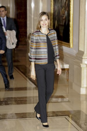 La Reina Letizia en la reunión del Patronato sobre Discapacidad