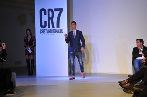 Cristiano Ronaldo en la presentación de sus nueva línea de calzado CR7