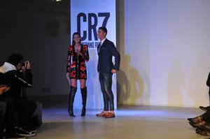 Cristiano Ronaldo en la presentación de sus nueva línea de calzado CR7