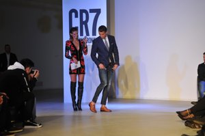Cristiano Ronaldo en la presentación de sus nueva línea de calzado CR7