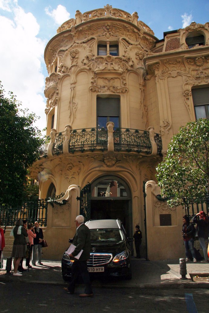 coche fúnebre de Ana Diosdado