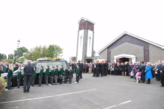 Funeral de Cathriona White