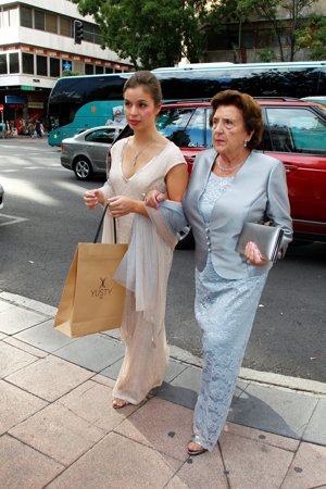 La abuela de la novia y madre del doctor Manuel J. de la Torre