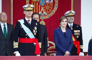 Día de la Hispanidad: Letizia y Leonor apuestan por el 'azul Borbón'