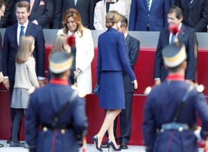 Día de la Hispanidad: Letizia y Leonor apuestan por el 'azul Borbón'