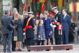 Día de la Hispanidad: Letizia y Leonor apuestan por el 'azul Borbón'