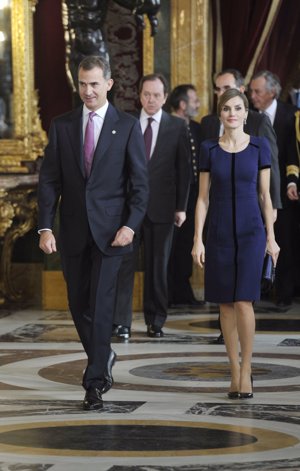 El Rey Felipe VI y la Reina Letizia