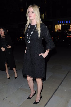 Lara Stone en el evento de Mademoiselle Privé