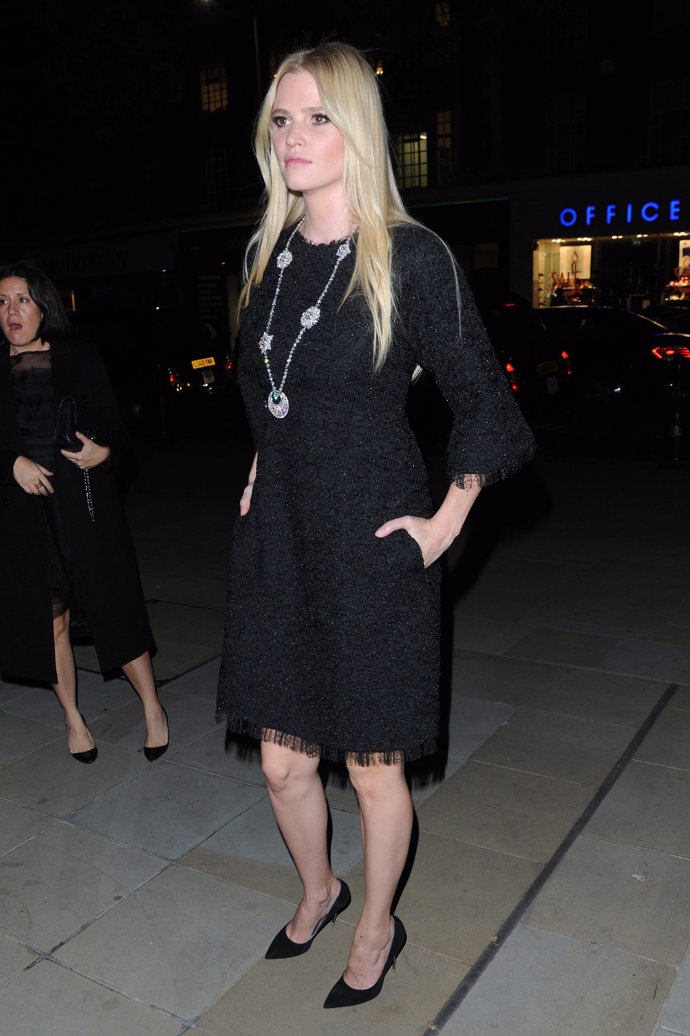 Lara Stone en el evento de Mademoiselle Privé