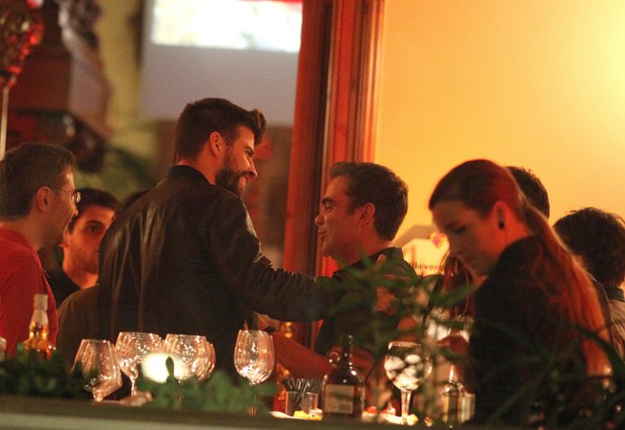 Gerard Piqué en la fiesta de presentación del Palauet de Barcelona