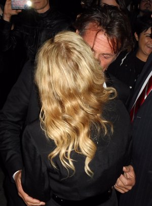 Madonna y Sean Penn en su reencuentro el 2013 en la Gagosian Gallery