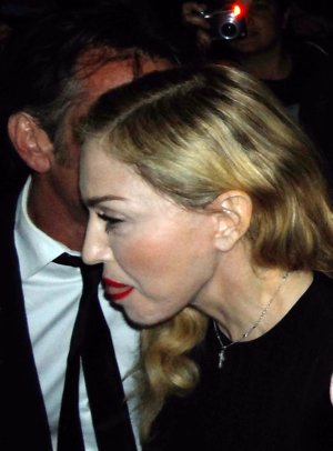 Madonna y Sean Penn en su reencuentro el 2013 en la Gagosian Gallery