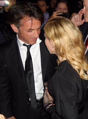 Madonna y Sean Penn en su reencuentro el 2013 en la Gagosian Gallery