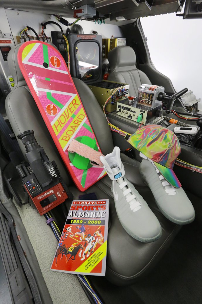 Las zapatillas y el monopatín de Regreso al futuro