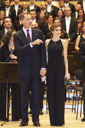 Los reyes en al Auditorio Príncipe Felipe para presidir junto al Rey al XXIV Concierto Premios Princesa de Asturias