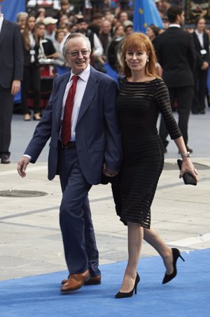 Josep Pique y Gloria Lomana en los Premios Princesa de Asturias 2015