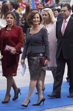 Paloma Rocasolano muy rejuvenecida en los Premios Princesa de Asturias