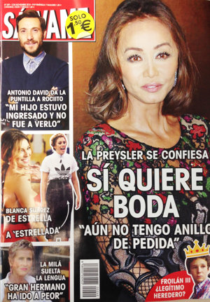 Las ganas de boda de Preysler, la crítica de Antonio David y el drama de Carmen Gahona