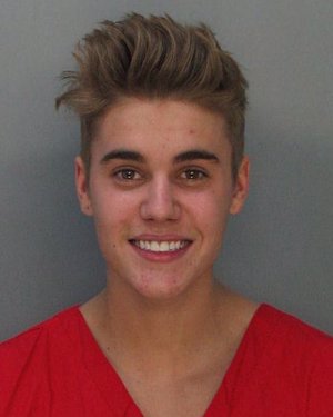 Justin Bieber, imagen de su arresto en Miami 2014