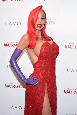 Heidi Klum... O la explosiva Jessica Rabbit en Halloween