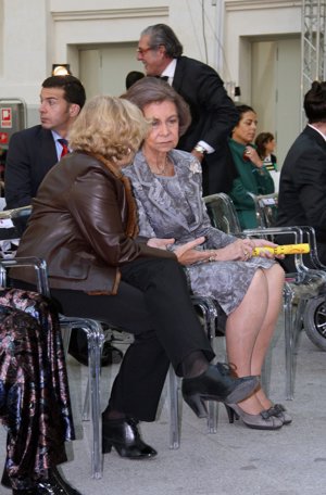 La Reina Sofía y Manuela Carmena