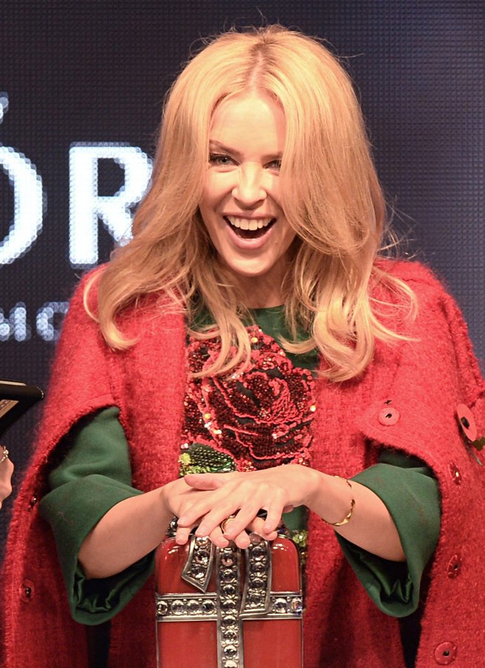 Kylie Minogue inaugura la Navidad en Oxford Street
