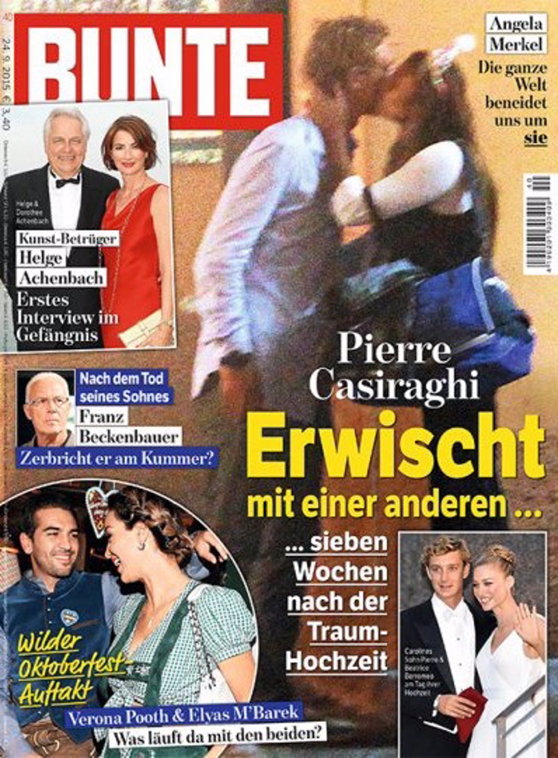 pierre casiraghi en la revista alemana bunte