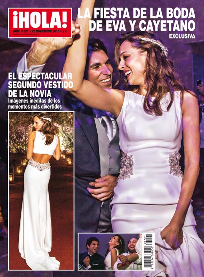 eva gonzález y cayetano rivera en la revista hola 