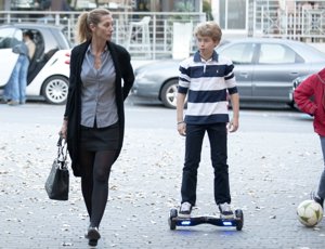 Mónica Pont con su hijo Javier