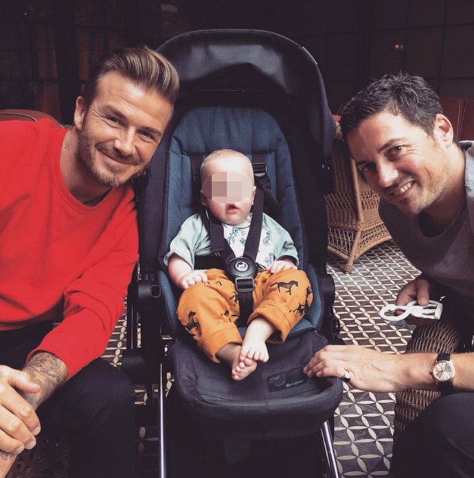 David Beckham padrino del hijo de Liv Tyler