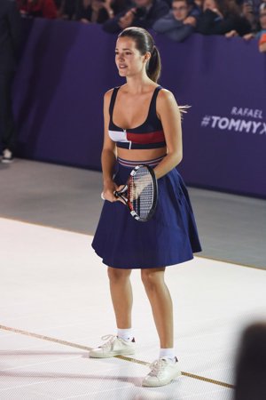 Malena Costa explosiva: toda una jugadora de tenis muy hot