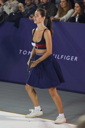 Malena Costa explosiva: toda una jugadora de tenis muy hot