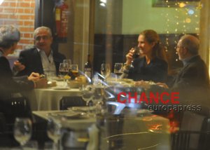 La Infanta Elena cena con el Presidente del Comité de dirección de Mapfre y Fernando Garrido